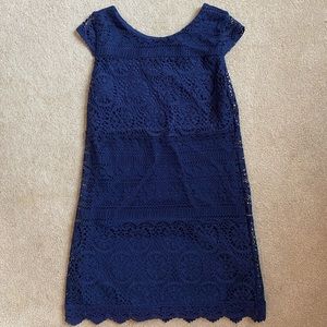Sweet blue, knitted dress!